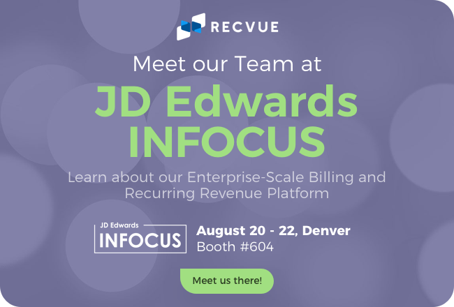 RecVue Sponsoring JD Edwards INFOCUS- August 20 -22